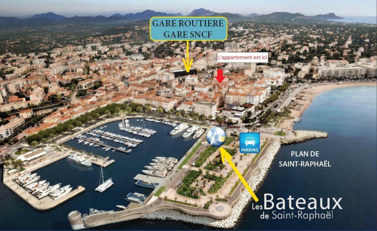 Nouveau F2 Calme Coeur De Ville 1Min De La Plage Saint-Raphael  Exterior photo